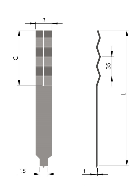 Corrugated H Refractory Anchor Manufacturer Exporter